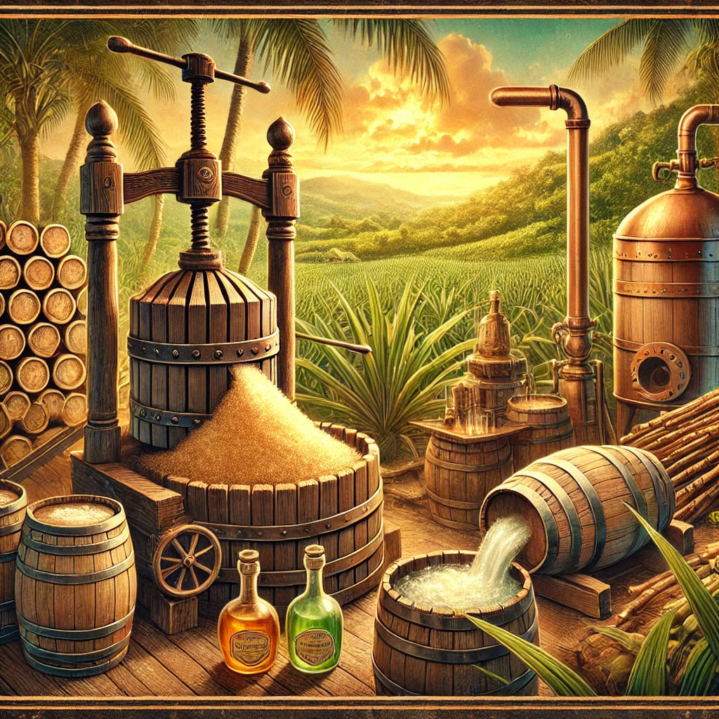 La fabrication du rhum