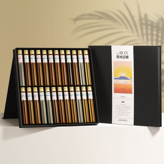 Coffret dégustation de rhum XXL : Monde