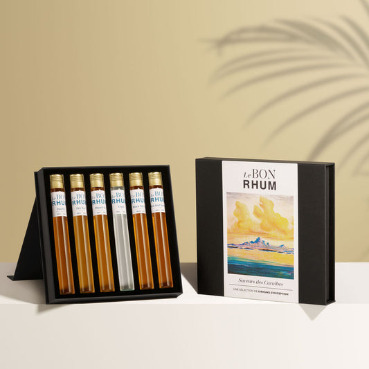 Coffret dégustation de rhum : Saveurs des  Caraïbes