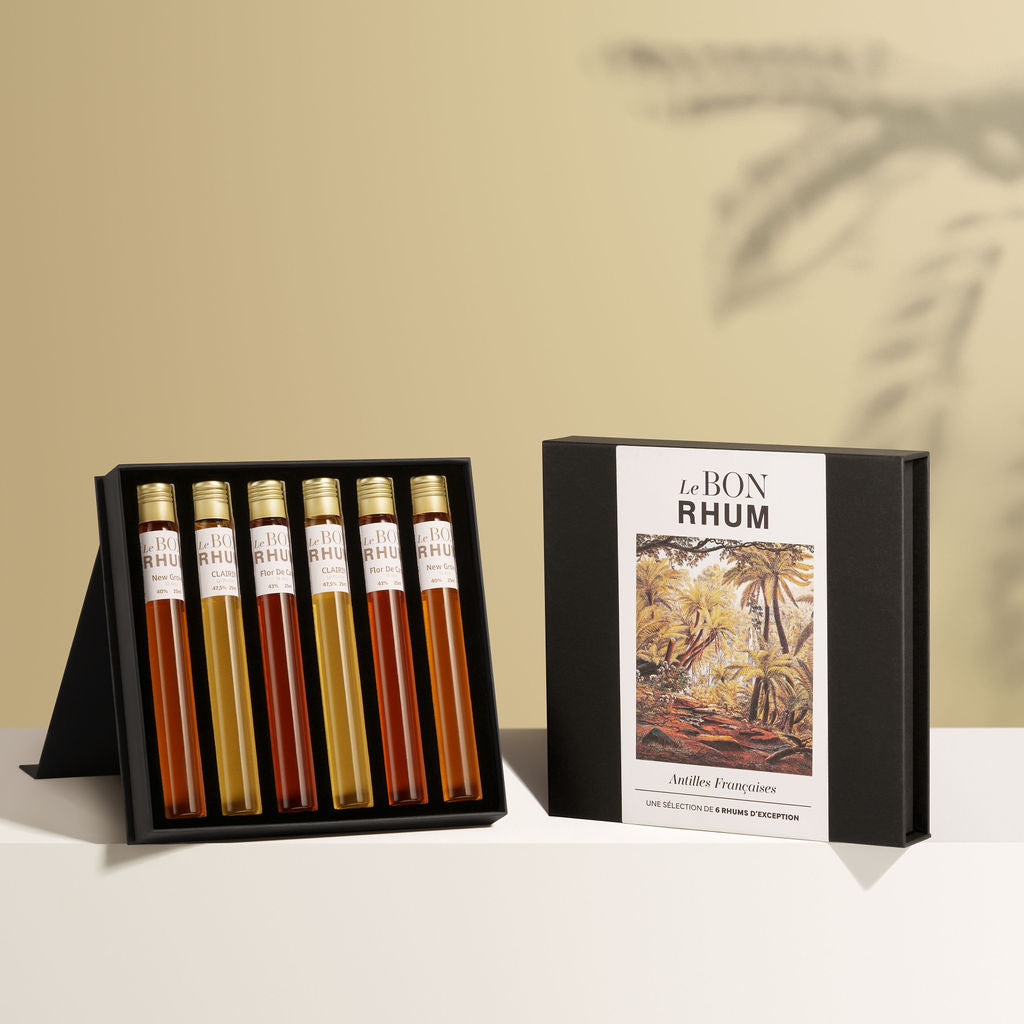 Coffret dégustation de rhum : Antilles Françaises