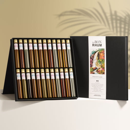 Coffret dégustation de rhum XXL : Caraîbes