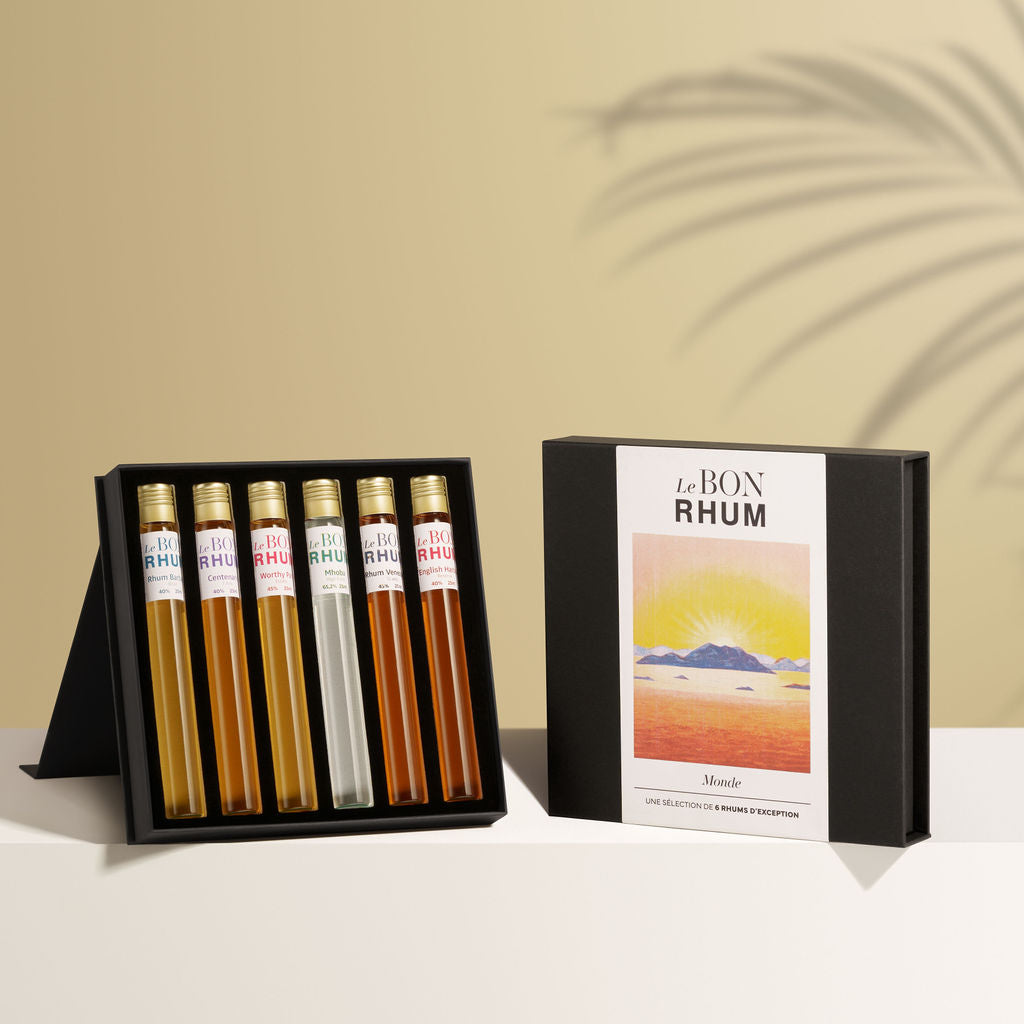 Coffret dégustation de rhum : Monde