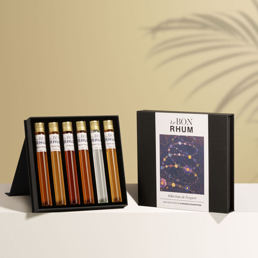 Coffret dégustation de rhum : Sélection de l'Expert